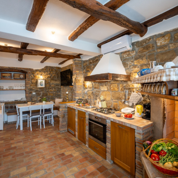 Living room, Belveder Motovun, Belveder Motovun - holiday home with heated pool, Pigini - Motovun, Istria Livade