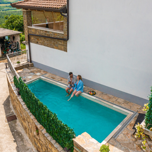 Belveder Motovun, Belveder Motovun - Ferienhaus mit beheiztem Pool, Pigini - Motovun, Istrien Livade