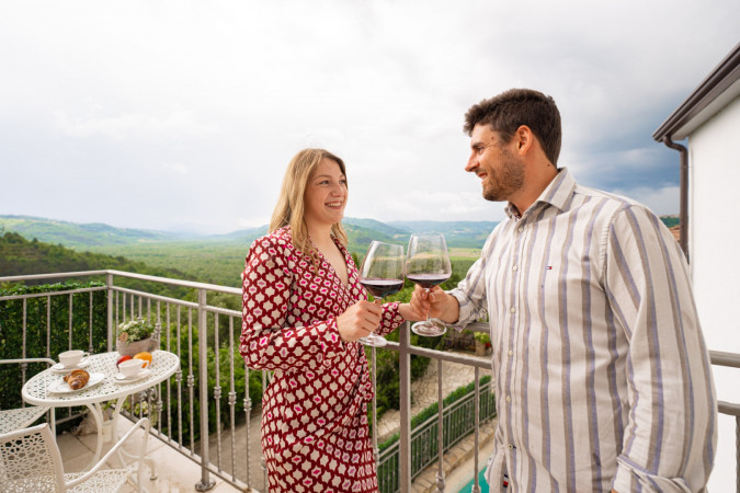 Belveder Motovun - holiday home with heated pool, Pigini - Motovun, Istria Livade