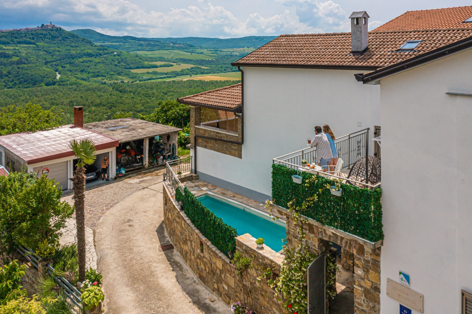 Belveder Motovun - Energy-efficient holiday home with a heated pool, Belveder Motovun - holiday home with heated pool, Pigini - Motovun, Istria Livade